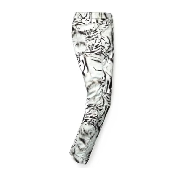 G-STAR 5622 'Elwood x25' 3D Jeans Curated by PHARRELL#21 White Tiger Pri… - Picture 3 of 14